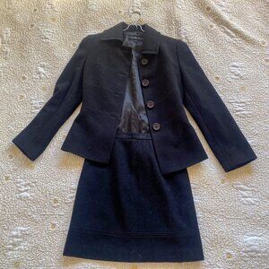 Korean Black Mini Skirt Suit - Small/XS